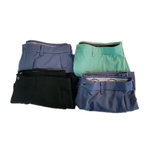 Lot Of 4 PGA Tour Callaway Multicolor Athletic Golf Shorts Men's 38 Stretch